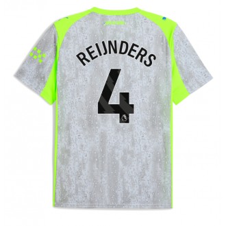 Manchester City Tijjani Reijnders #4 Tredjedrakt 2025-26 Kortermet Manchester City Tijjani Reijnders #4 Tredjedrakt 2025-26 Kortermet